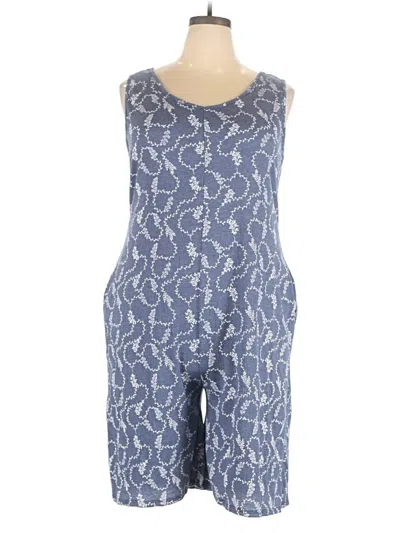Pre-owned Acting Pro Romper In Blue