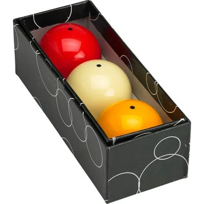 Action Billiard Balls Carom Balls In Red;yellow;ivory