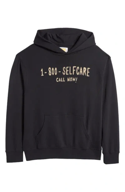 Action Figure Miles Call Now Graphic Hoodie In Black