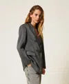 Actitude By Twinset Blazer Avec Imprimé Lamé In Multi