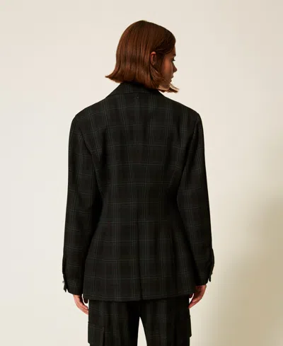 Actitude By Twinset Blazer En Tartan