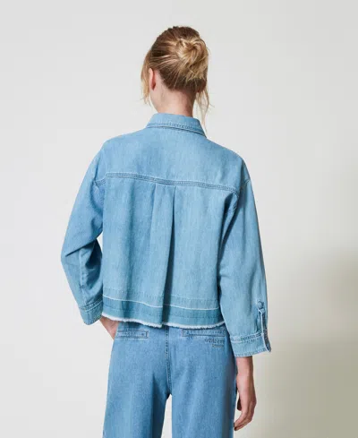 Actitude By Twinset Chemise En Jean Avec Clous