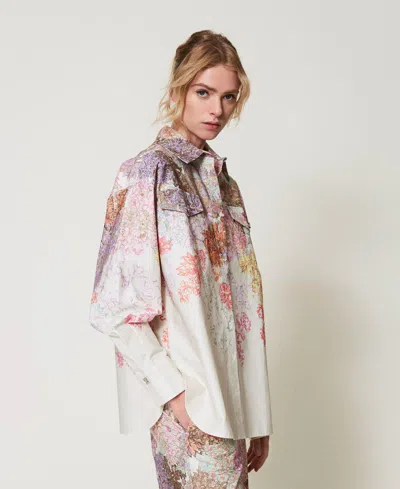 Actitude By Twinset Chemise Myfo Avec Imprimé Floral In Multi