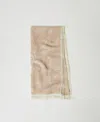 Actitude By Twinset Keffieh Avec Imprimé Floral In Neutral