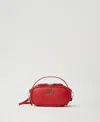 Actitude By Twinset Mini Sac À Bandoulière Avec Logo In Red