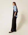 Actitude By Twinset Pantalon Avec Plis Asymétriques In Multi