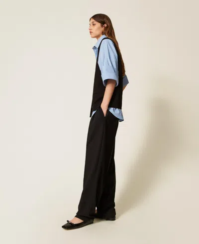 Actitude By Twinset Pantalon Avec Plis Asymétriques In Multi