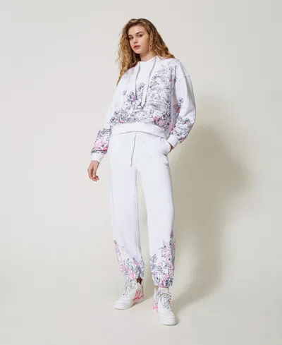 Actitude By Twinset Pantalon De Jogging Myfo Avec Imprimé In Red