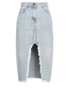 Actitude By Twinset Woman Denim Skirt Blue Size Xs Cotton, Polyester In Blue