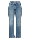Actitude By Twinset Woman Denim Pants Blue Size 26 Cotton In Blue