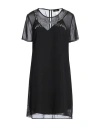 Actitude By Twinset Woman Mini Dress Black Size M Polyester