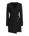 Actitude By Twinset Woman Mini Dress Black Size S Polyester, Viscose, Elastane
