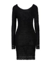 Actitude By Twinset Woman Mini Dress Black Size Xs Polyamide, Polyester, Metallic Fiber In Black