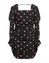 Actitude By Twinset Woman Mini Dress Black Size Xs Polyester In Black
