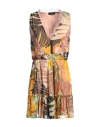 Actitude By Twinset Woman Mini Dress Blush Size L Polyester, Polyamide In Pink