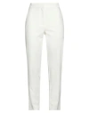 Actitude By Twinset Woman Pants Cream Size S Cotton, Elastane In White