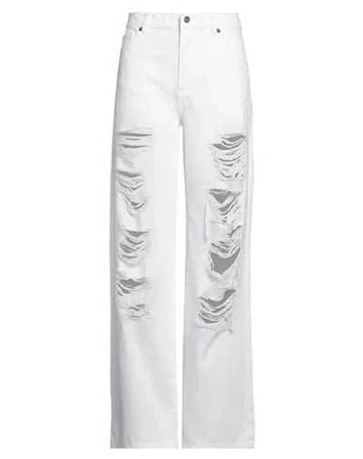 Actitude By Twinset Woman Pants White Size 26 Cotton