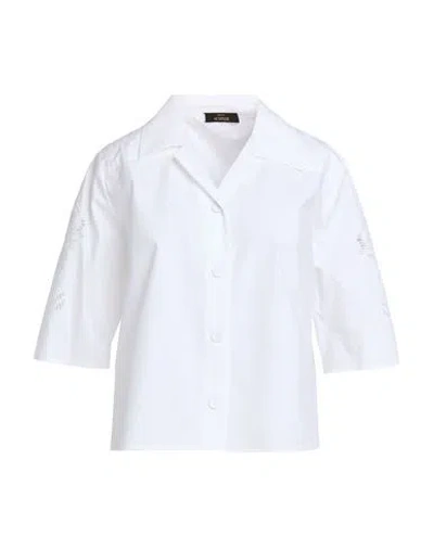 Actitude By Twinset Woman Shirt White Size L Cotton
