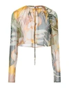 Actitude By Twinset Woman Shrug Marigold Size L Polyester In Yellow