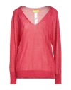Actitude By Twinset Woman Sweater Red Size Xs Viscose, Polyester In Red