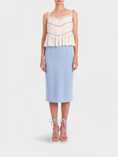 Actitude Twinset Dress Woman In White