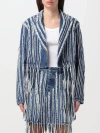 Actitude Twinset Jacket  Woman Color Denim In Denim