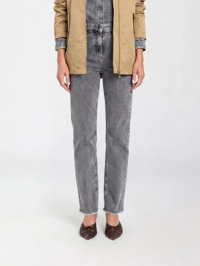 Actitude Twinset Jeans Woman Color Black In Gray