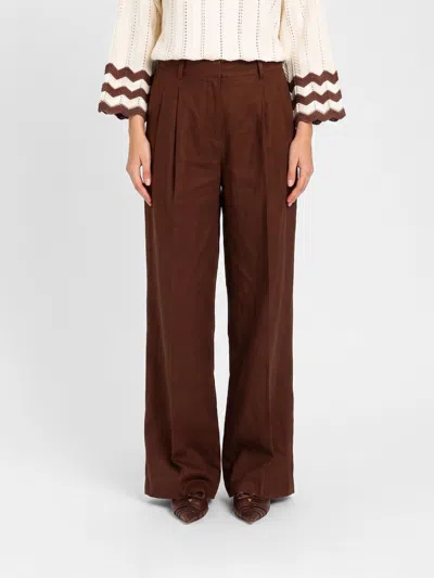 Actitude Twinset Pants Woman In Brown