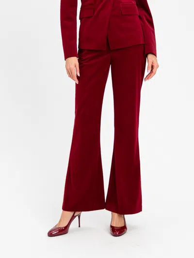 Actitude Twinset Pants Woman Color Burgundy In Multi