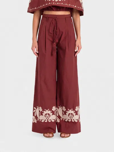 Actitude Twinset Pants Woman In Brown
