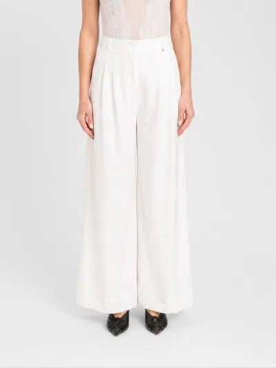 Actitude Twinset Pants Woman In White