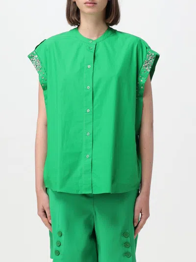 Actitude Twinset Shirt  Woman Colour Green