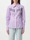 ACTITUDE TWINSET SHIRT ACTITUDE TWINSET WOMAN COLOR VIOLET,F28180019