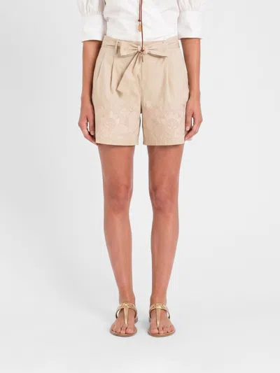 Actitude Twinset ショートパンツ レディース カラー サファリ In Neutral
