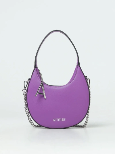 Actitude Twinset Shoulder Bag  Woman Color Violet