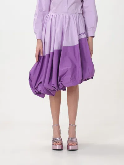 Actitude Twinset Skirt  Woman Color Lavander
