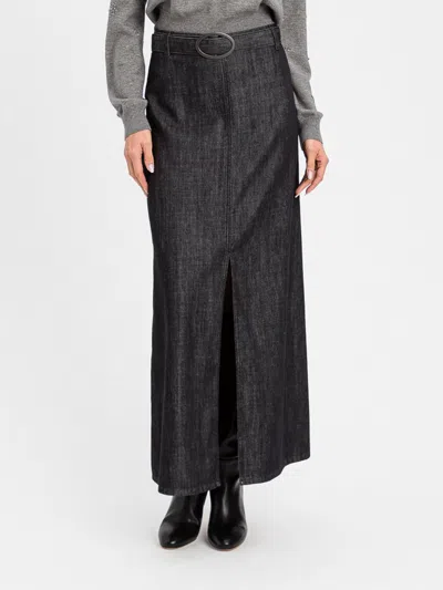 Actitude Twinset Skirt Woman Color Black In Purple