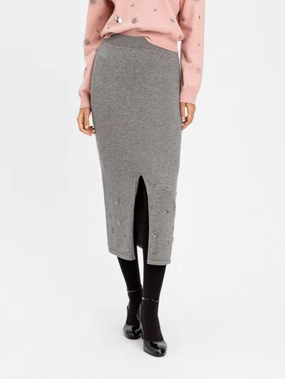 Actitude Twinset Skirt Woman Color Grey In Gray
