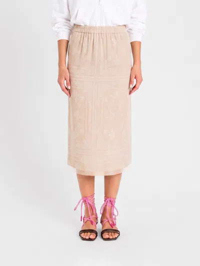 Actitude Twinset Skirt Woman In Brown