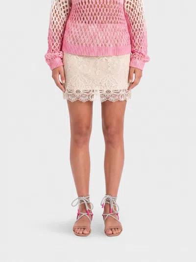 Actitude Twinset Skirt Woman In White