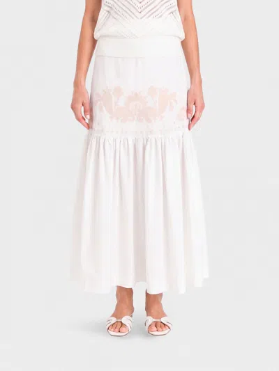 Actitude Twinset Skirt Woman In White
