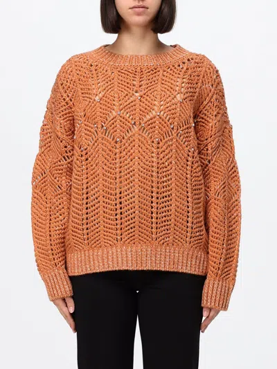 Actitude Twinset Sweater Woman Color Orange