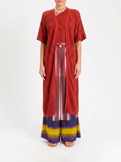 Actitude Twinset Sweater Woman In Red