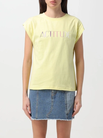 Actitude Twinset T-shirt  Woman Colour Lime