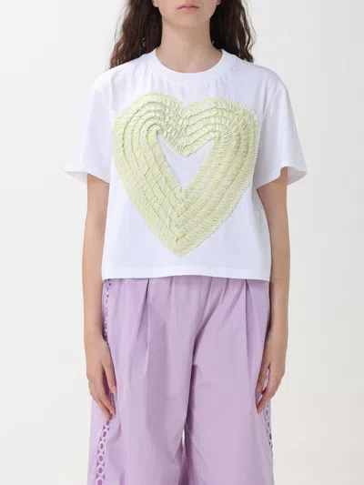 Actitude Twinset T-shirt  Woman Colour White 1 In 白色 1