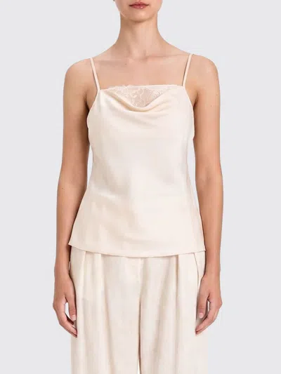 Actitude Twinset Top Woman In Neutral
