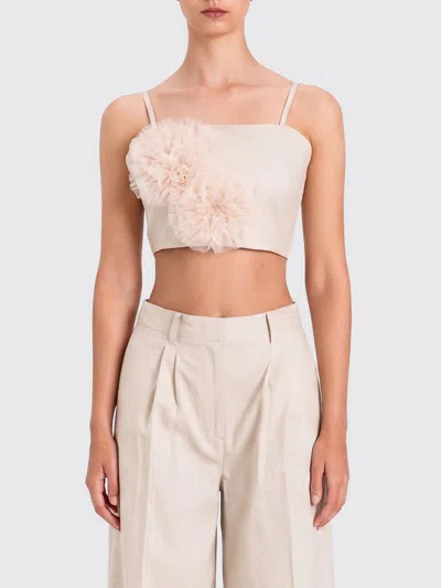 Actitude Twinset Top Woman In White