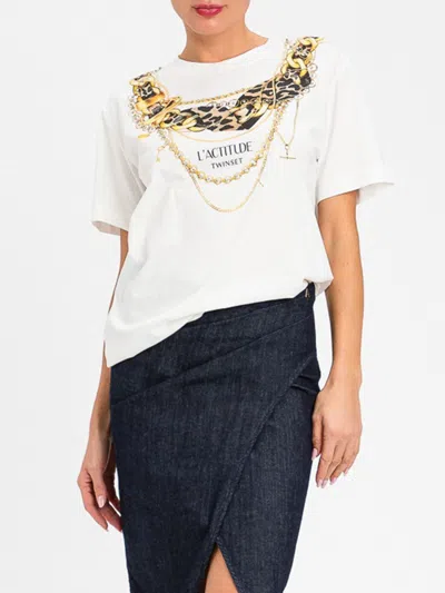 Actitude Twinset T-shirt Woman Color White