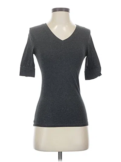 Pre-owned Active Basic 3/4 Sleeve T-shirt In Gray