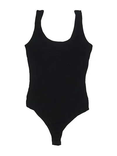 Pre-owned Active Basic Bodysuit In Black